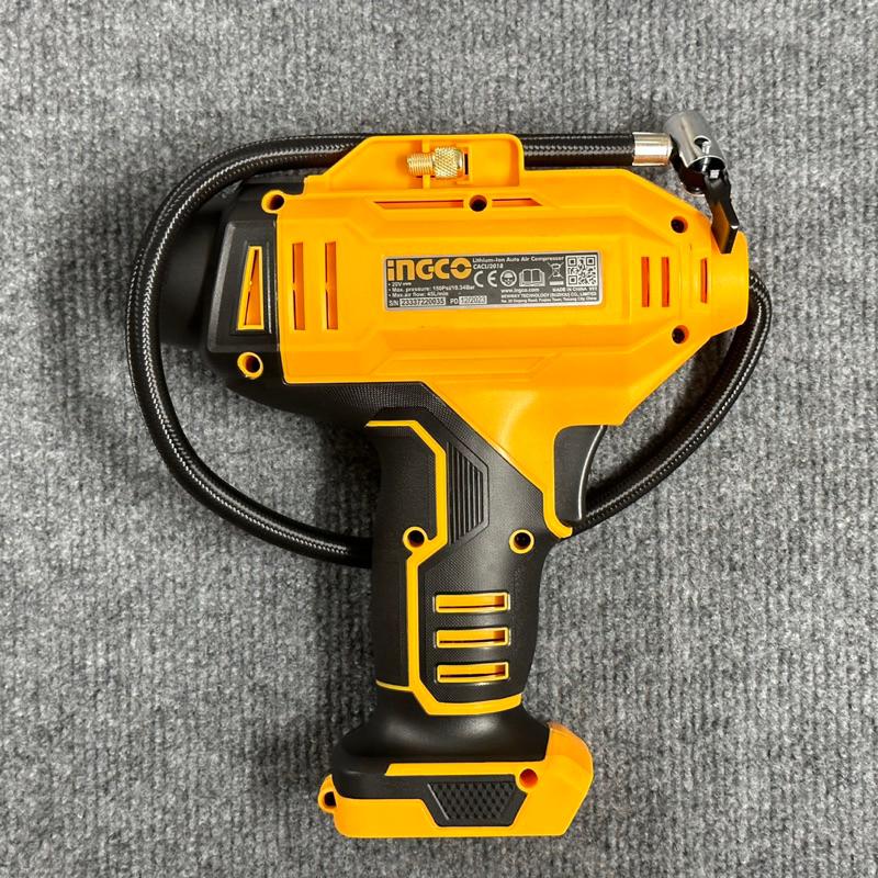 MÁY BƠM HƠI LỐP XE Ô TÔ DÙNG PIN 20V (KHÔNG KÈM PIN VÀ SẠC) INGCO CACLI2018 - HÀNG CHÍNH HÃNG
