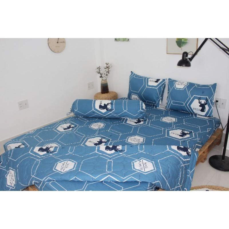 Bộ drap 4 món - Cotton 100% Khaly