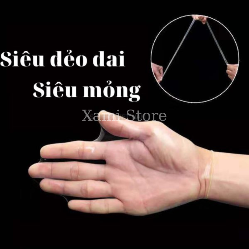 Bao cao su olo 001mm Ice and Fire Lasting siêu mỏng nóng lạnh kéo dài thời gian Xami Store chuyên hàng chính hãng