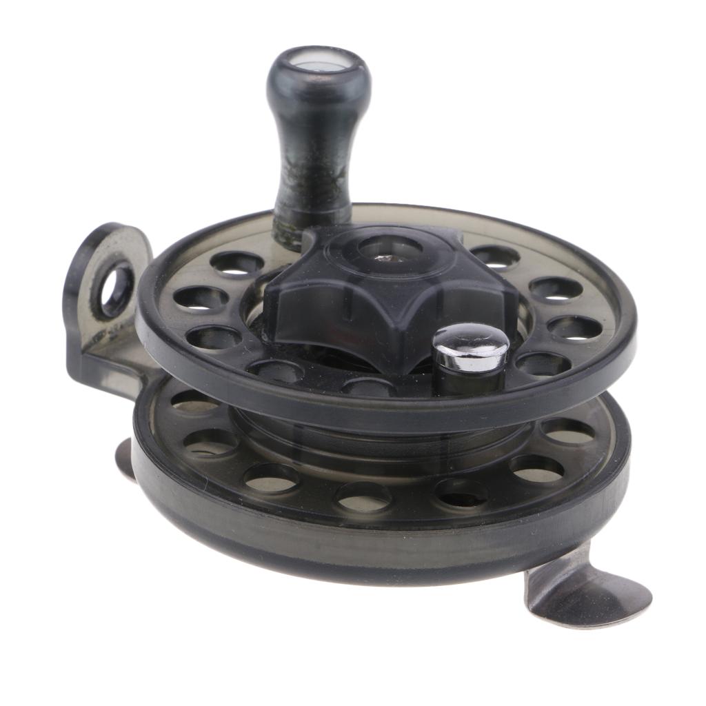 Plastic Fly Fishing Reel Lightweight Rock / Raft / Ice Fishing Reel Wheel