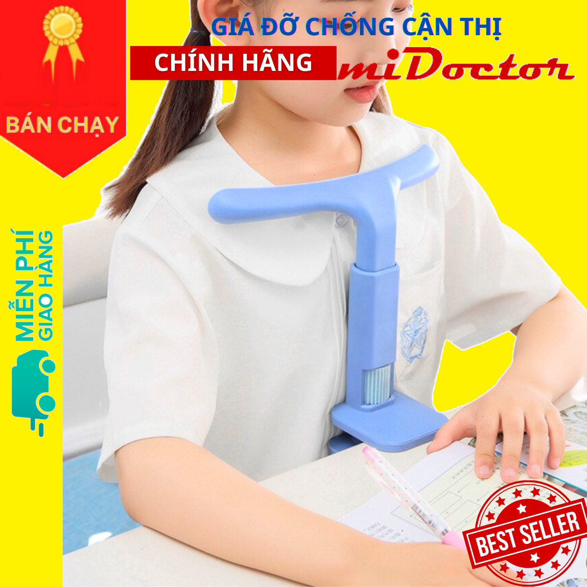 Dụng Cụ Giá Đỡ Cằm Chống Cận Thị, Chống Gù Amalife