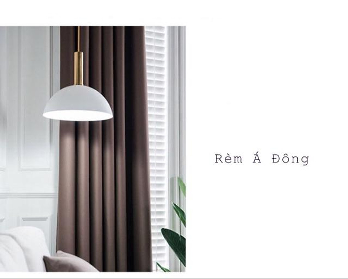 Rèm cửa cản nhiệt 99% - Màu Café - Cao cố định 2.2m