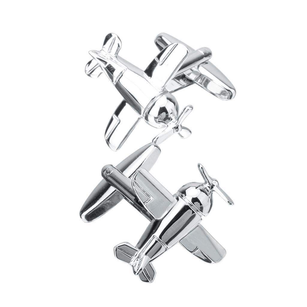 4pcs Mens Boys Brass Business French Shirt Silver Wedding Party Cufflinks