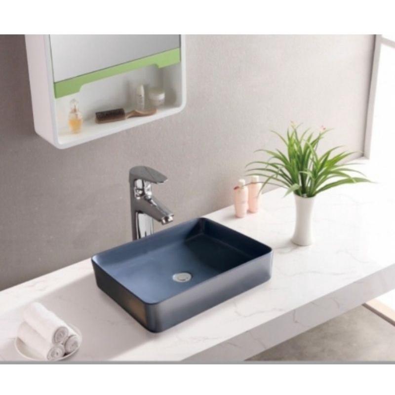 chậu lavabo vuông đặt bàn