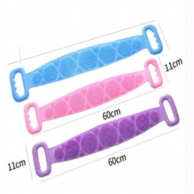 DÂY TẮM CHÀ LƯNG SILICON CÓ HỘP - GIAO MÀU NGẪU NHIÊN