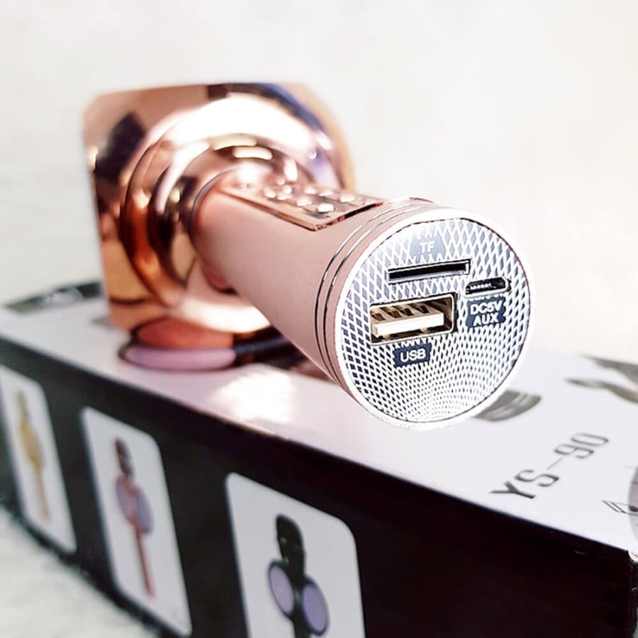 MiCRO Karaoke kèm Loa bluetooth SU-YOSD YS-90: Công suất 5W, Nhỏ gọn, Sử dụng thuận tiện di chuyển