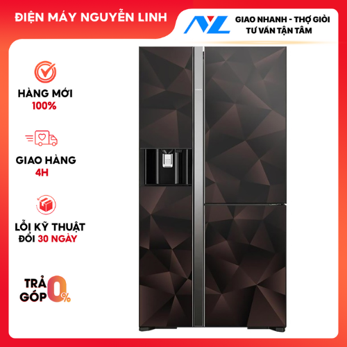 Tủ lạnh Hitachi Inverter 569 Lít R-FM800XAGGV9X - HÀNG CHÍNH HÃNG - CHỈ GIAO HCM