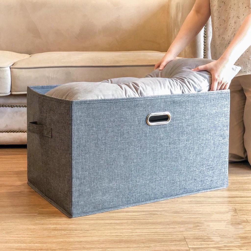 Combo 2 Hộp Đựng đồ Hàn Quốc size lớn 45x34xH24cm (Storage Box)