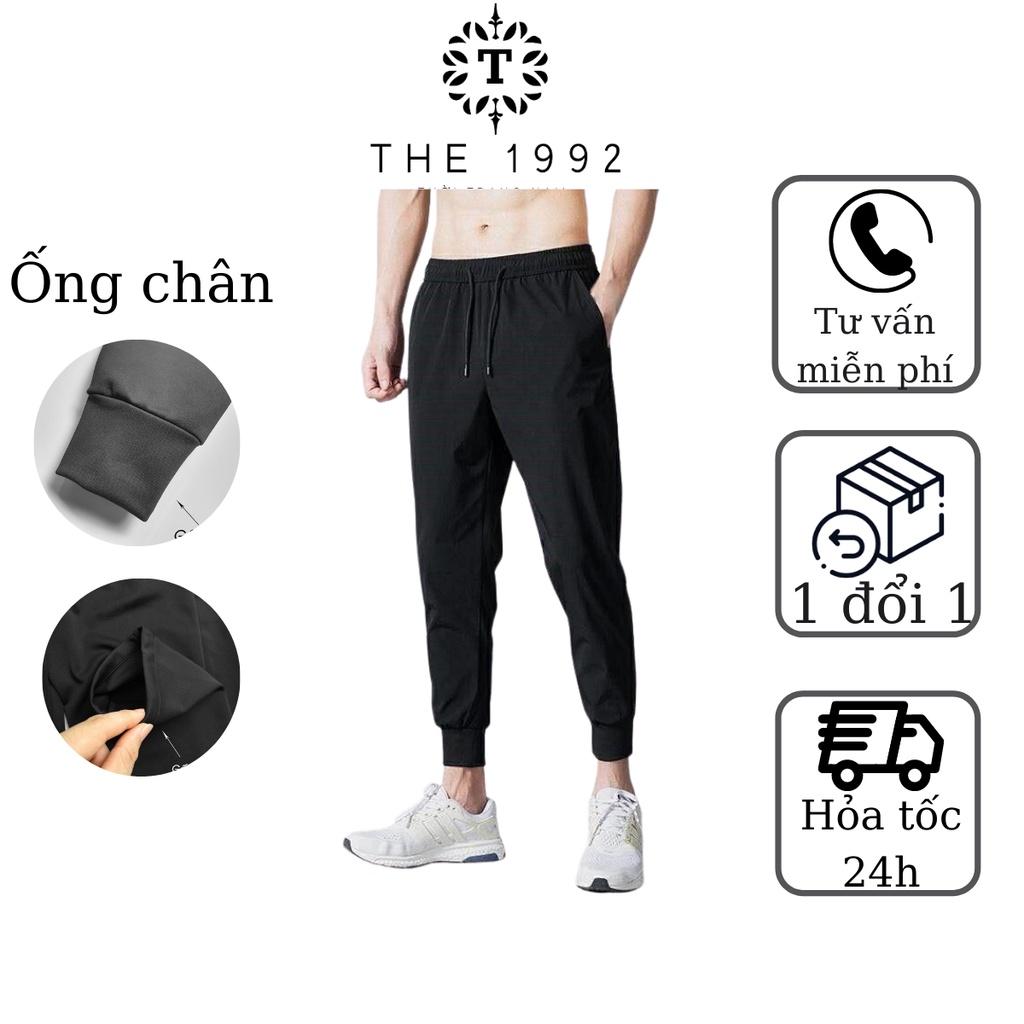 Quần dài Jogger nam thể thao thun trơn, chất thun lạnh co giãn tốt, Form chuẩn dễ phối đồ QT01