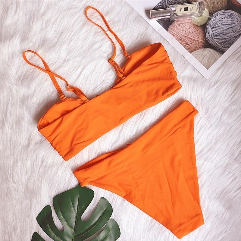 Bikini 2 mảnh đính khoen đá nhiều màu cực sang