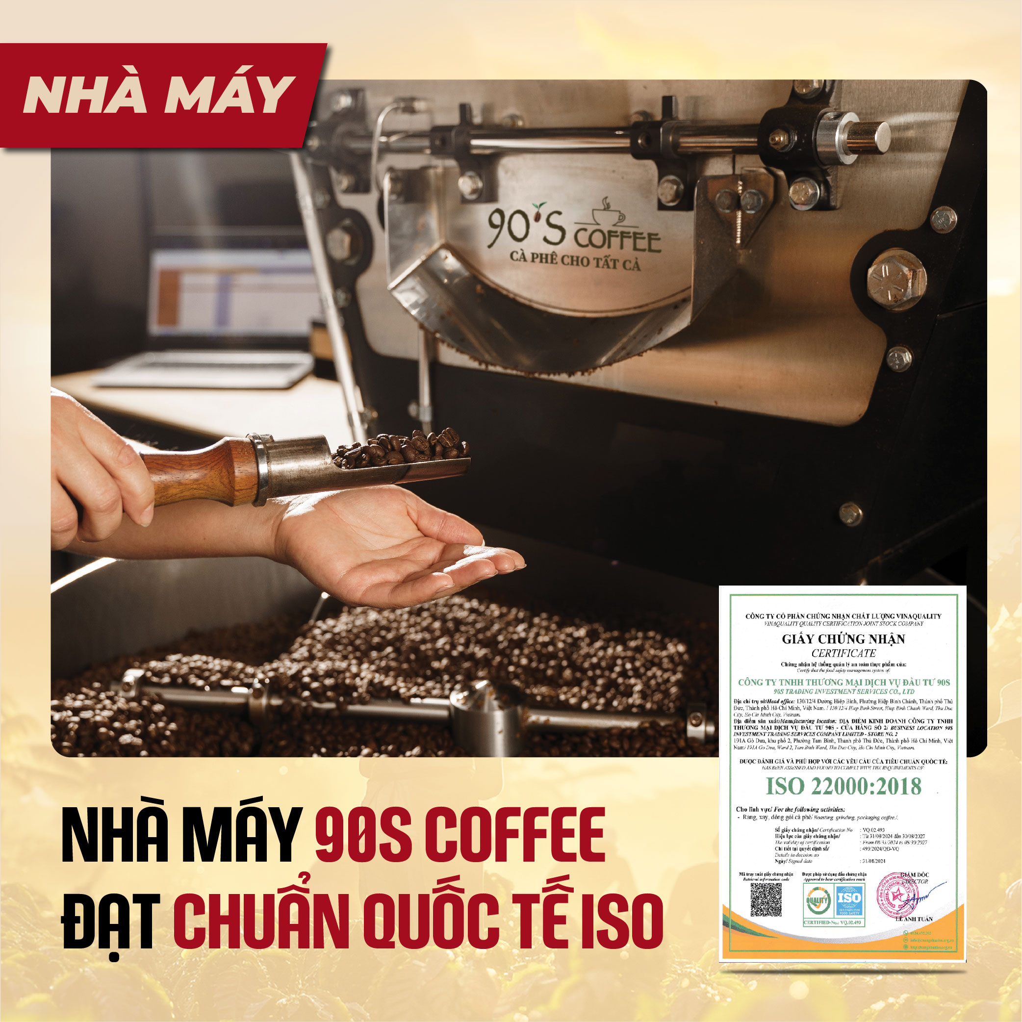 Cà Phê Nguyên Chất Rang Mộc - Gu Pha Phin Truyền Thống Đắng Đậm Thơm Nồng (Đam Mê 3) | 90S COFFEE