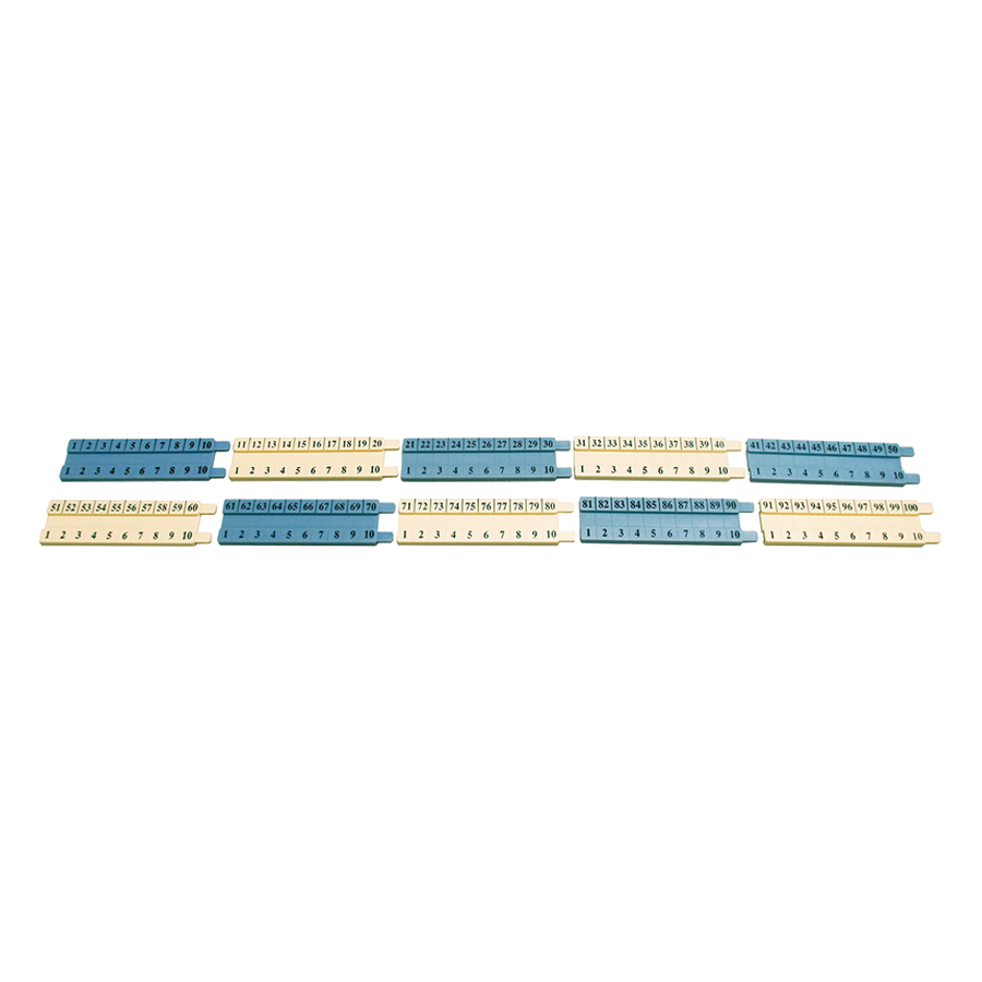 Đồ Chơi Dạy Học Multilink Number Track 60 Pcs/Set - Thước Đếm Gigo Toys (Giao Mẫu Ngẫu Nhiên)