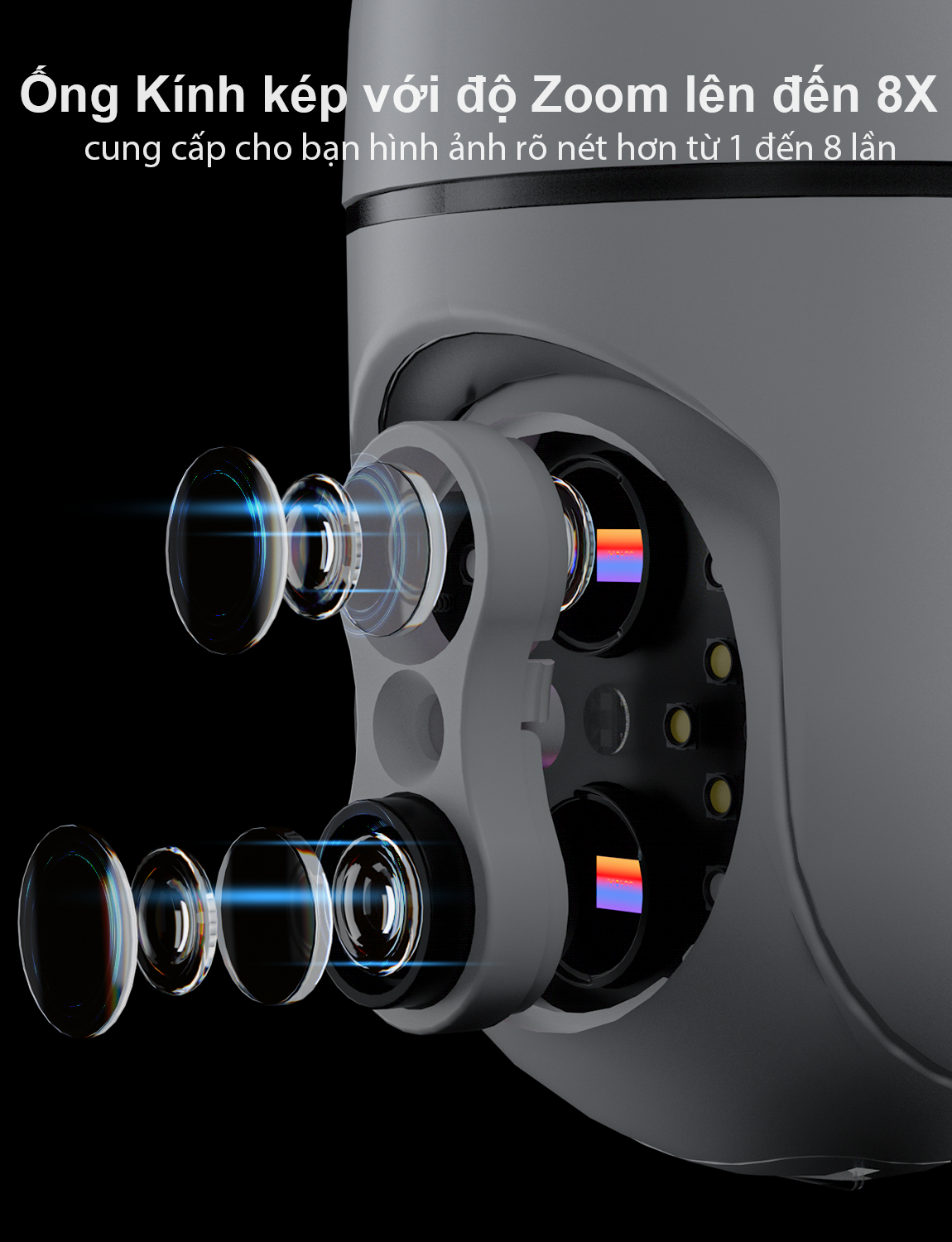 Camera Wifi IPC360 Home Minion, chất lượng video 1080p , xoay 360 độ