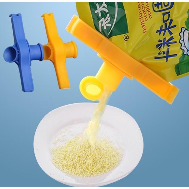 Kẹp Miệng Túi Bảo Quản Thực Phẩm, Niêm Phong Túi Gia Vị Có Nắp Đậy, Khoá Kín Chống Ẩm Tiện Lợi