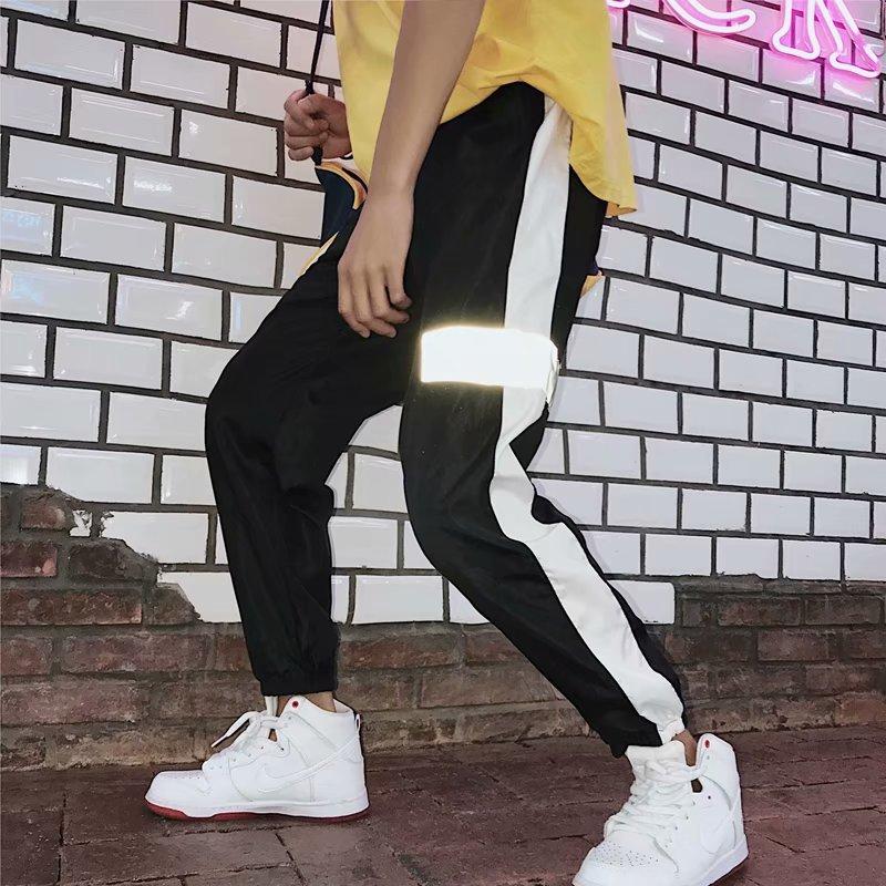 QUẦN JOGGER NAM HIPHOP PHẢN QUANG TÚM CHÂN  BASIC