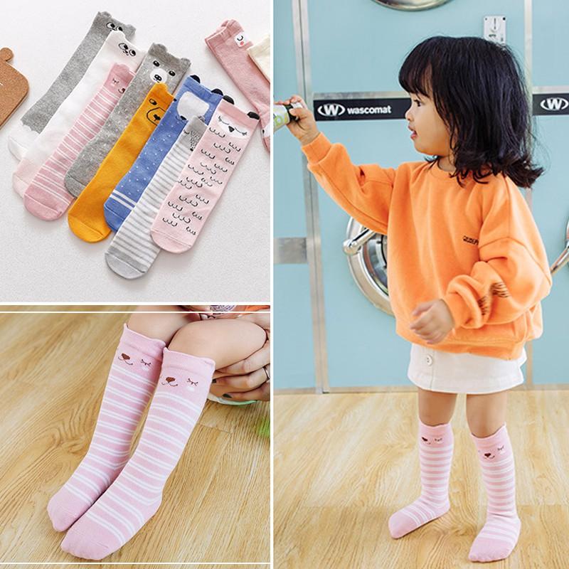 Vớ Trẻ Em [0-4 tuổi] Cotton Hàn Quốc Hoạt Hình Xinh Xắn, Vớ Trẻ Em Chống Trượt