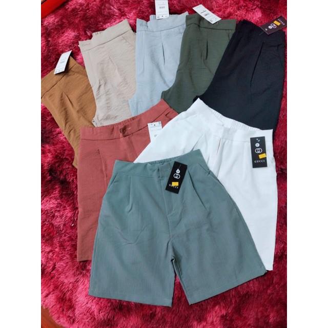 Quần Sóc Đũi Khuy Cao Cấp  chất vải Đũi Xước Hàn cao cấp full màu