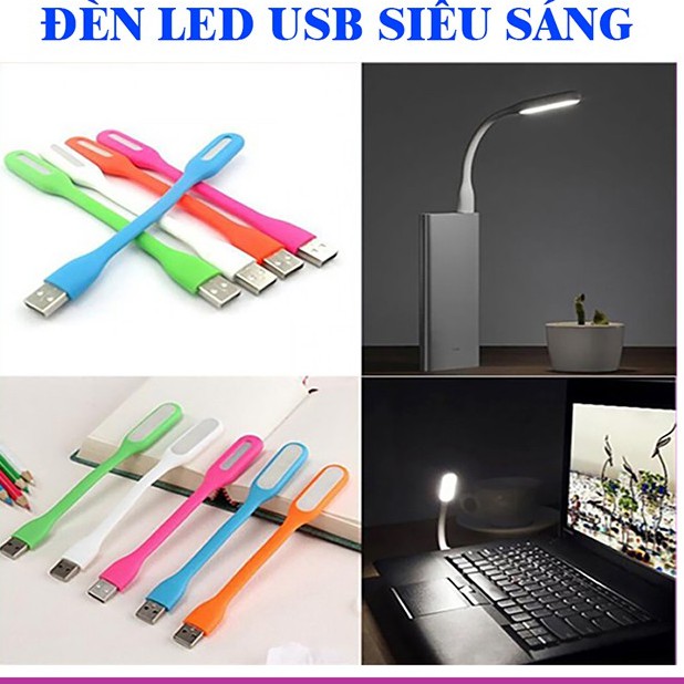 Đèn Led Mini USB Siêu Sáng Cắm Nguồn Cục Sạc Điện Thoại, Laptop, Sạc dự phòng Thiết Kế Nhỏ Gọn Tiện Dụng