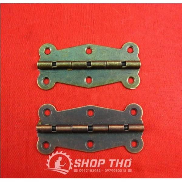 Bản lề giả cổ D049 màu đồng