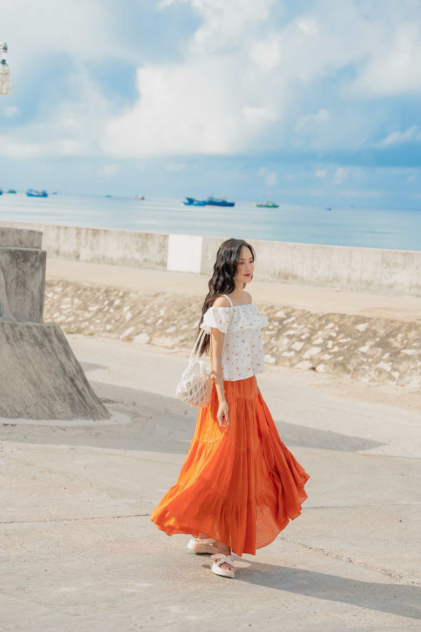 OLV - Chân váy Pumpkin Midi Skirt