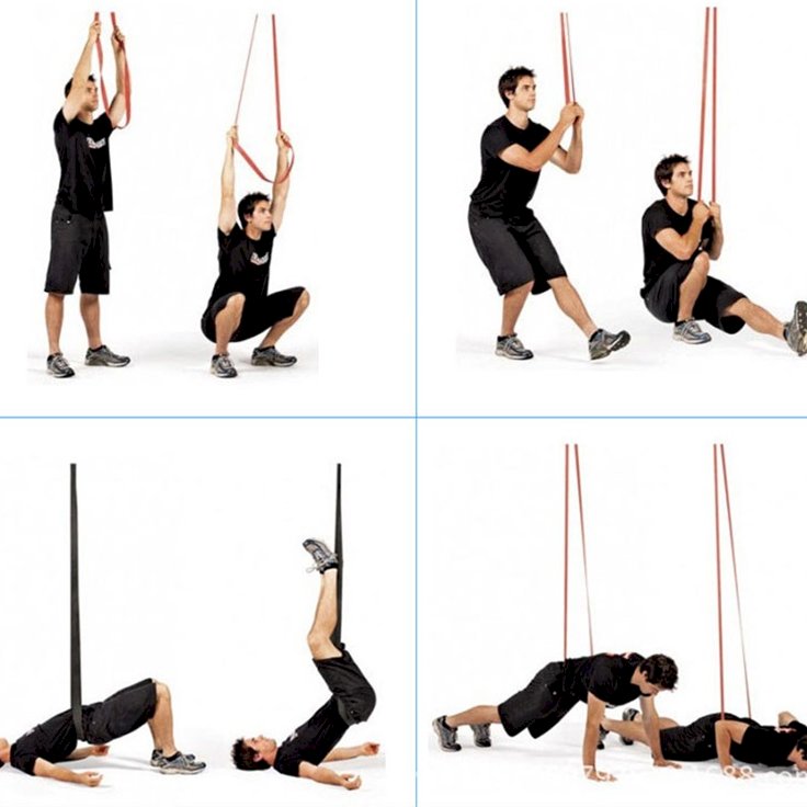 Dây đàn hồi kháng lực Power Band tập gym và yoga