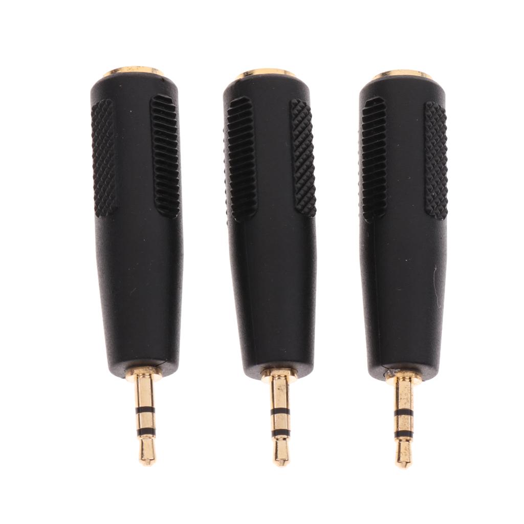 3.5mm Female to 2.5mm Male Audio Video Headphone Earphone Adapter Connector