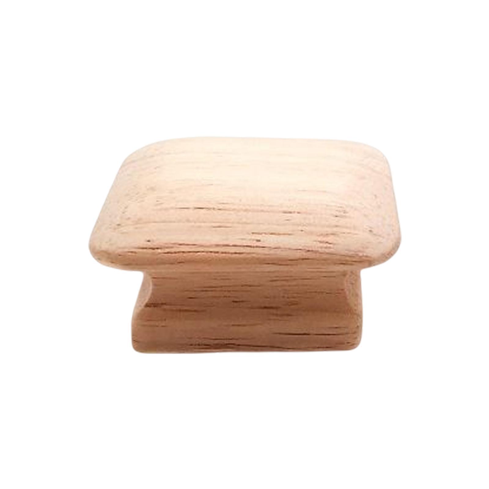 Wooden Drawer Knob Minimalist Handles Portable Easy Install Decorative Furniture Knobs for Door Wardrobe Cabinet Cupboard Home Decor