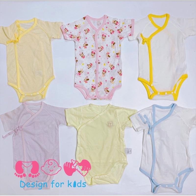 Body chip cộc tay VẠT CHÉO (size 9-12m) hàng xuất dư các hãng cho bé trai và bé gái