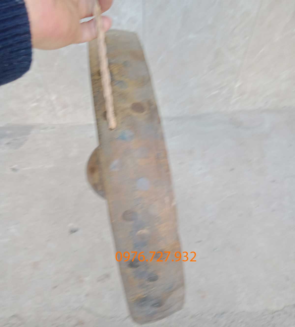 Chiêng đồng đường kính 39cm, chiêng bằng đồng
