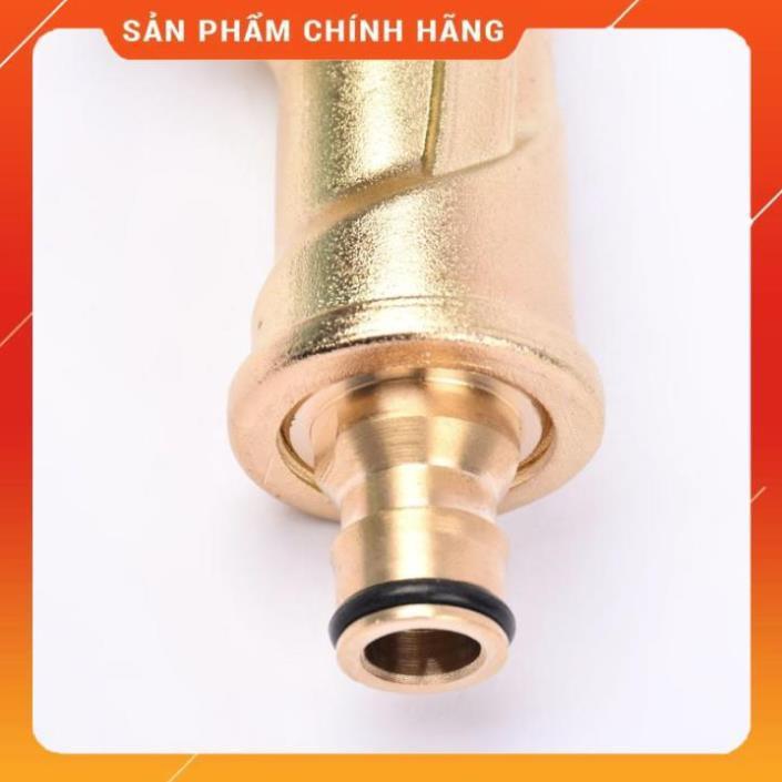 ️ Bộ dây vòi xịt nước rửa xe, tưới cây , tăng áp 3 lần, loại 7m, 10m 206701-3 đầu đồng, cút+ khăn phượt