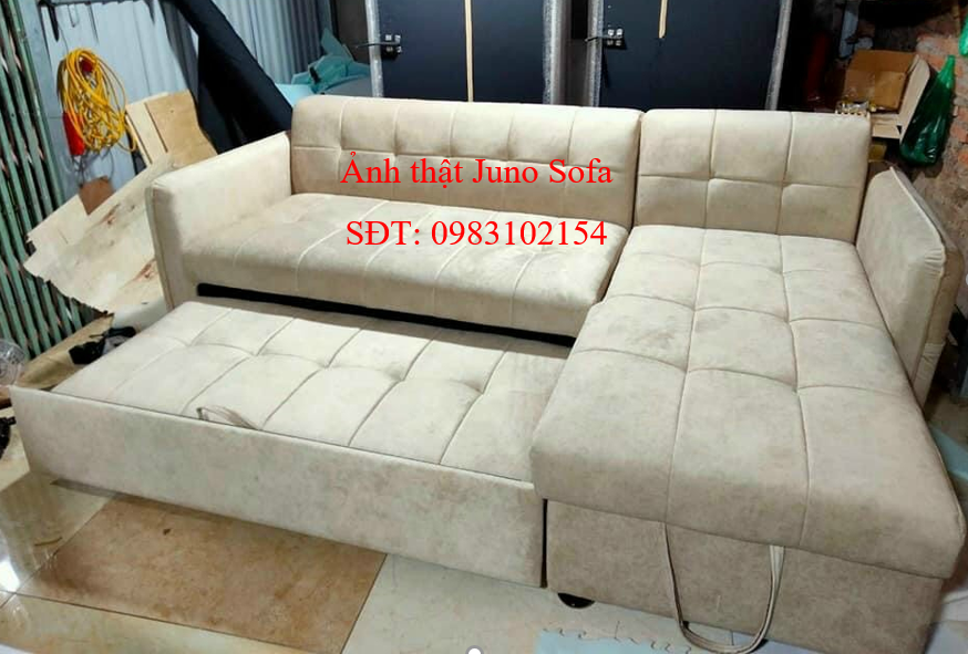 Sofa giường kéo góc L Juno Sofa Chất lượng Kích thước 250 x 150cm