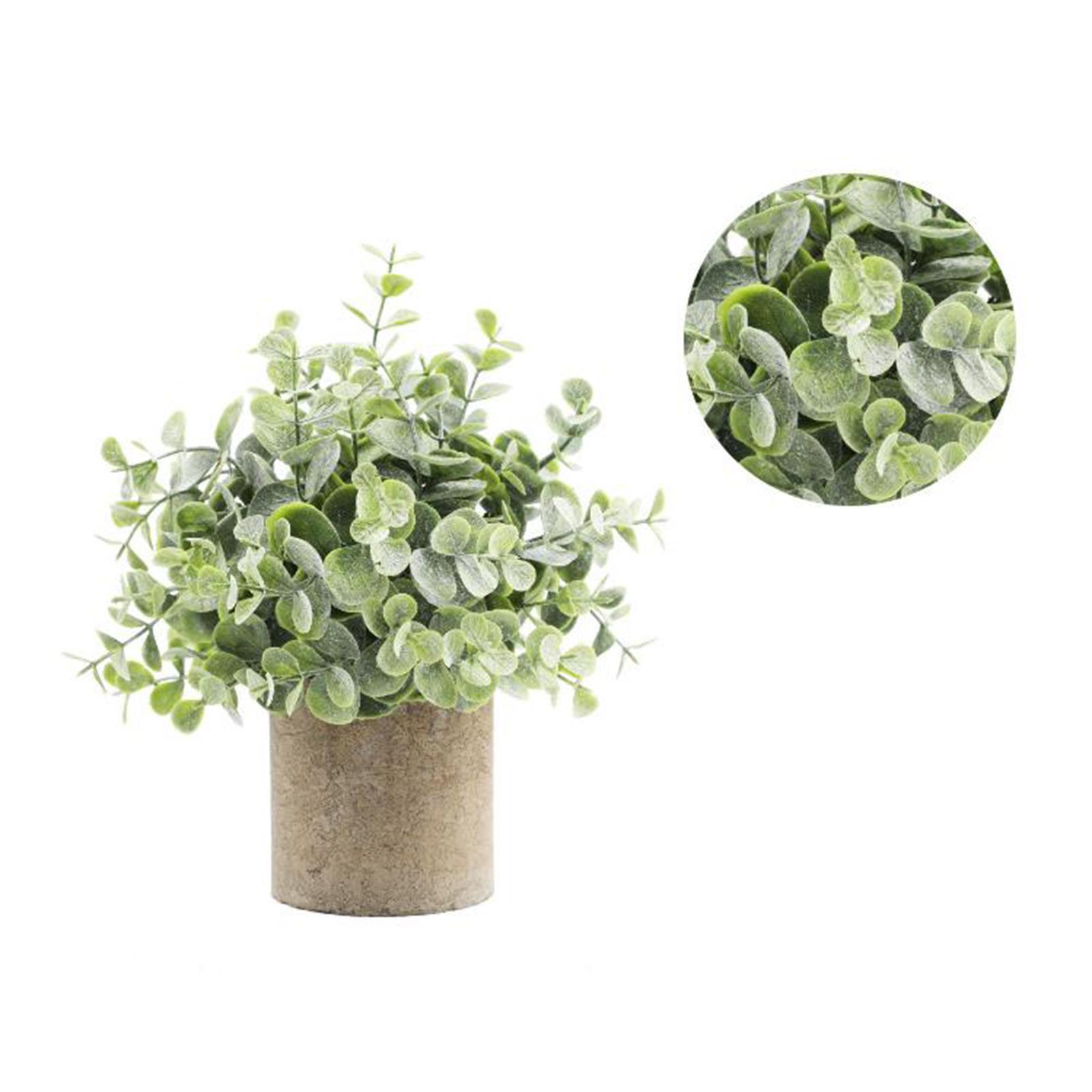 Artificial Fake Succulent Plant In Pot Mini Potted Plants Home Garden Decor