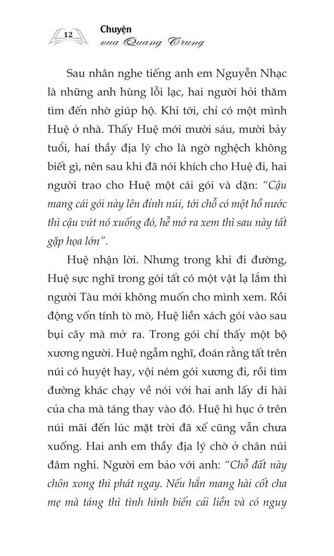 Chuyện Vua Quang Trung - bản in 2024