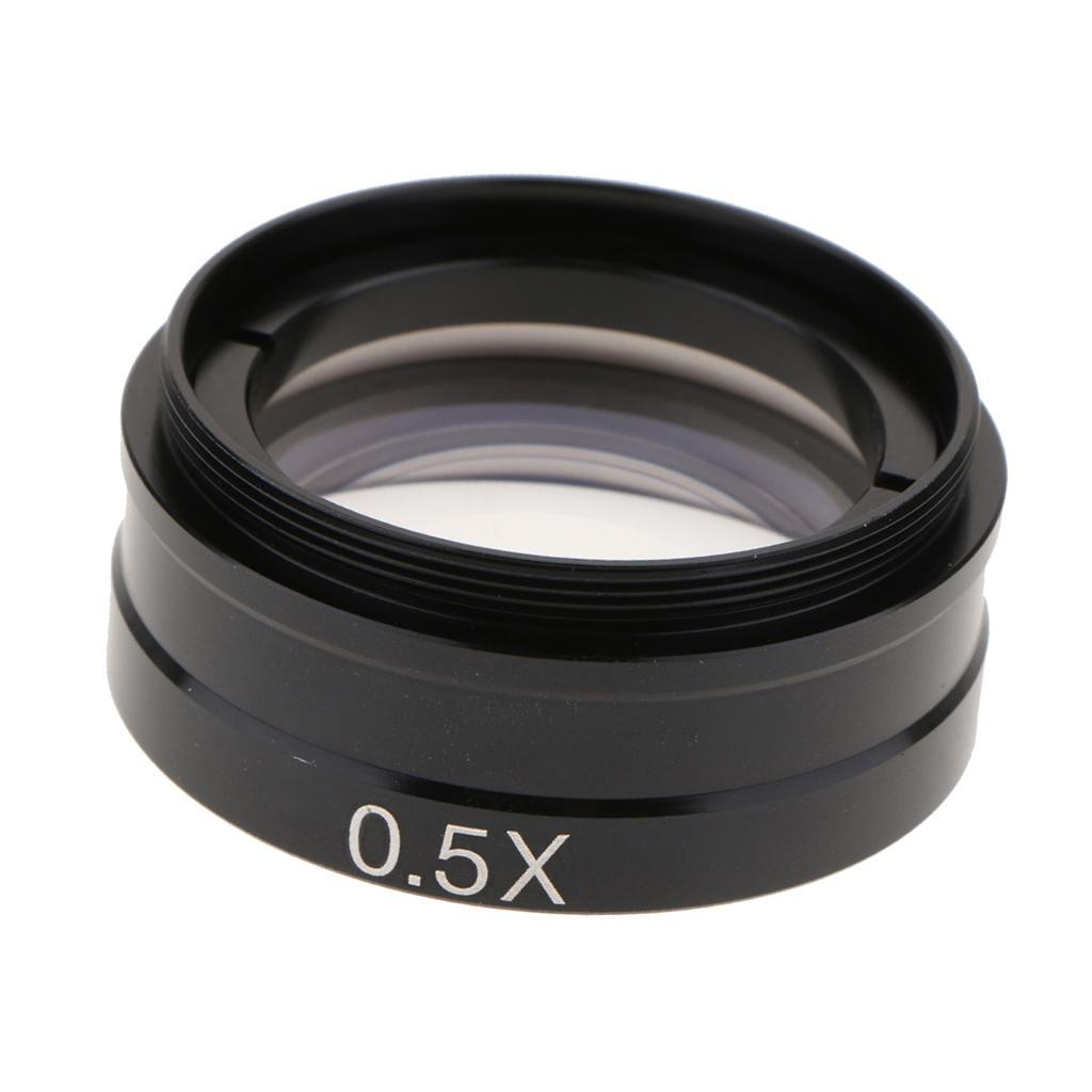 Auxiliary Objective Lens 0.5X for Monocular Digital Microscope Accessory