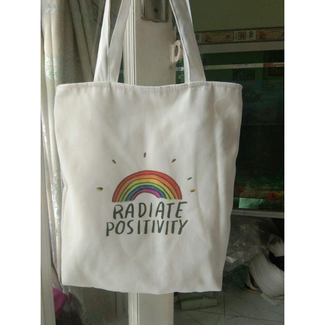Túi tote nữ in hình dễ thương