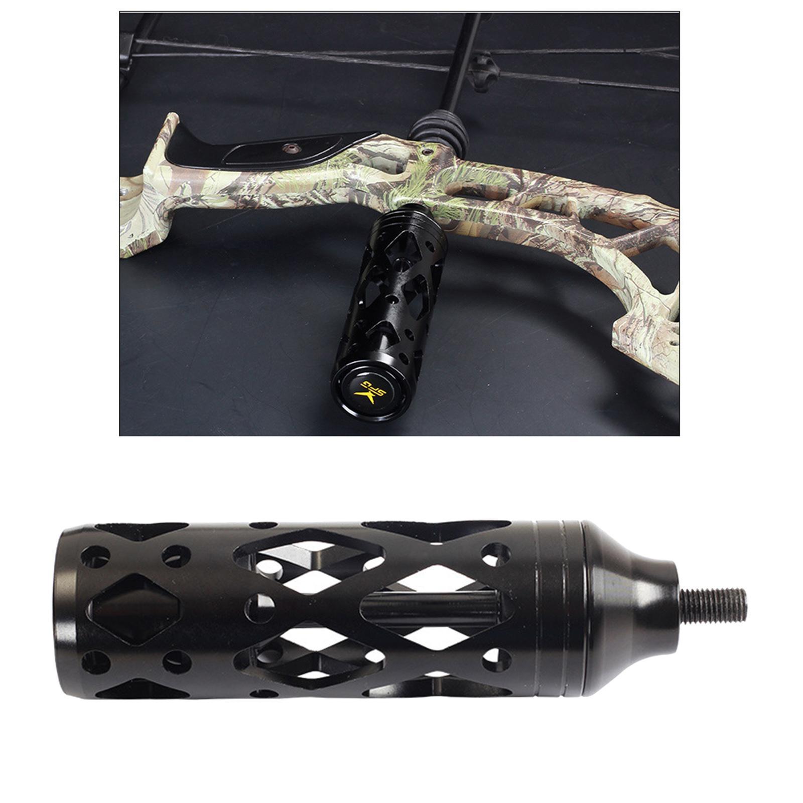 Archery Aluminum Bow Stabilizer Vibration Reduction Hunting Bow Stabilizer Damping for Compound Recurve Bow Accessories