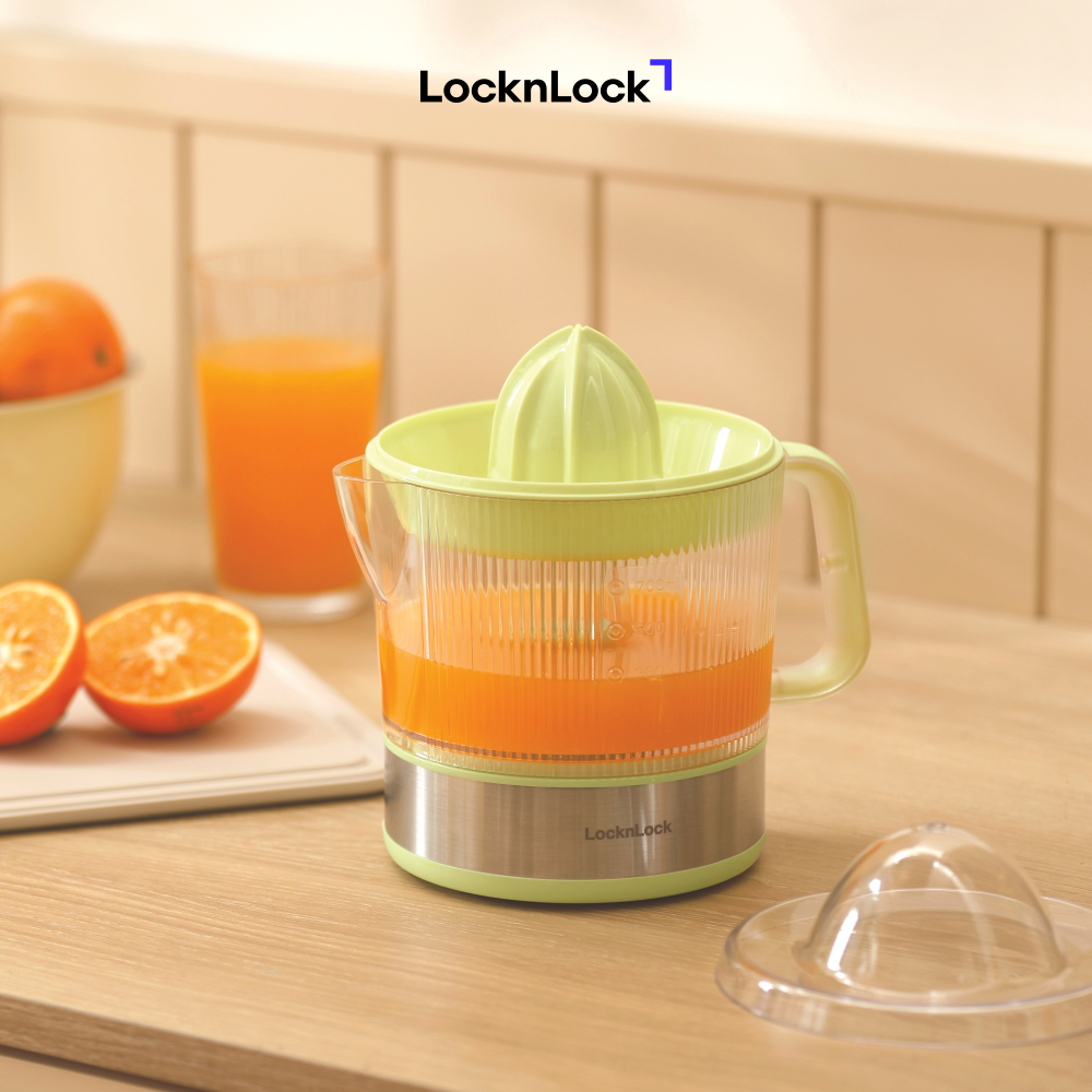 Máy Vắt Cam LocknLock Citrus Juicer EJJ244 40W 700ml - Xoay Ép Hai Chiều - Hàng chính hãng