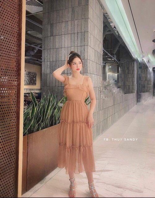 Váy Maxi đi biển xinh lắm ah