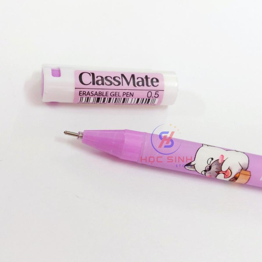 Combo 10 Cây Bút Gel Xóa Được Classmate GP02B-PE Mực Xanh, Tím