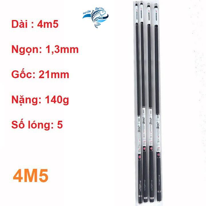 Cần Câu Tay Câu Đài GW YINGFENG 5H Carbon Siêu Nhẹ