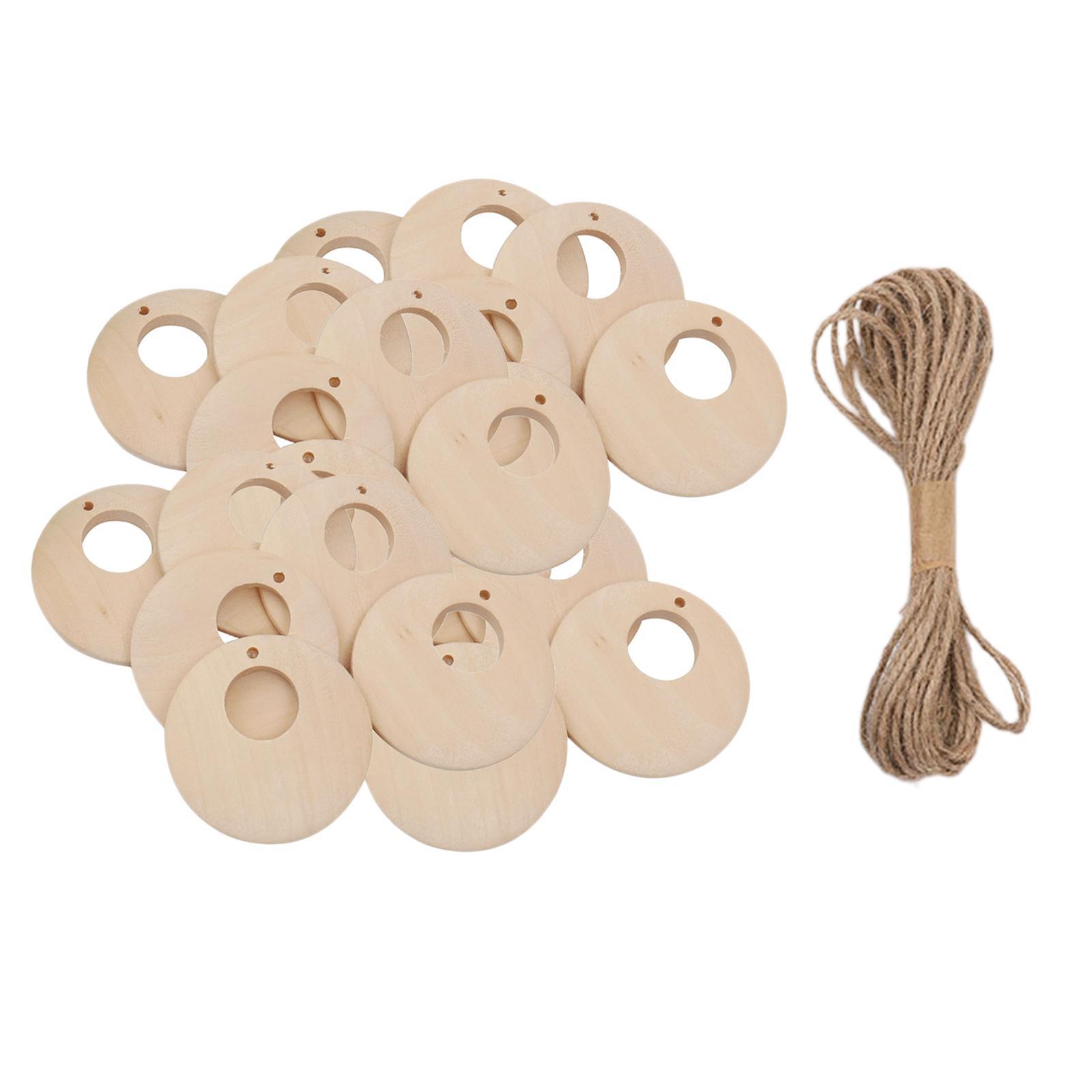 Wooden Christmas Tree Hanging String Decoration Ornament DIY Craft Jewelry