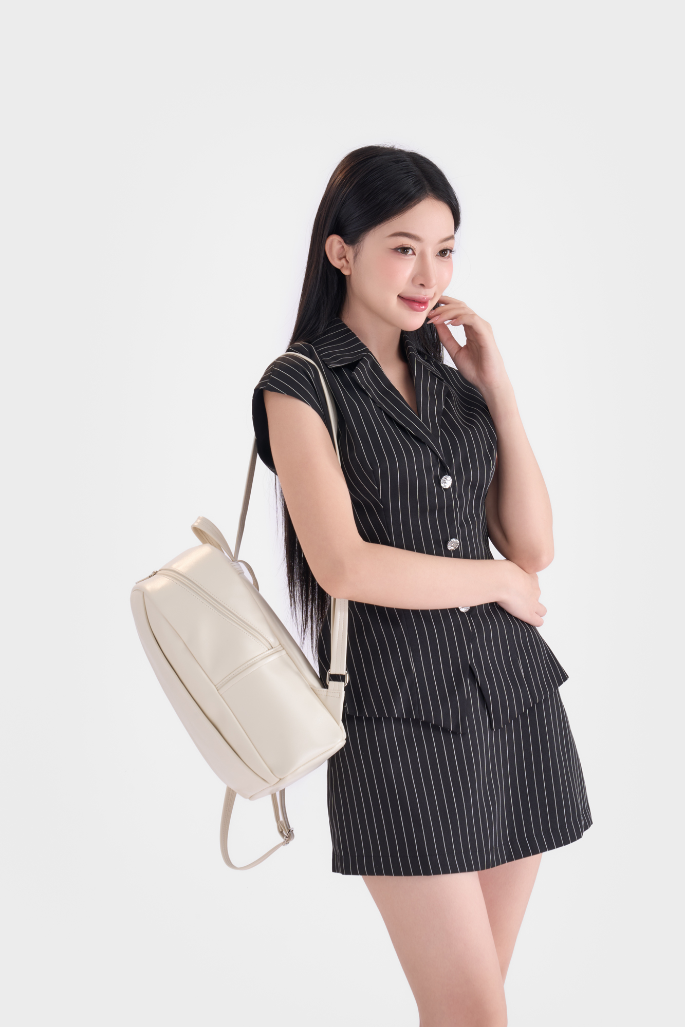 Balo Yuumy ( Thời trang nữ basic cỡ lớn - Balo da Seasand YBA111 )