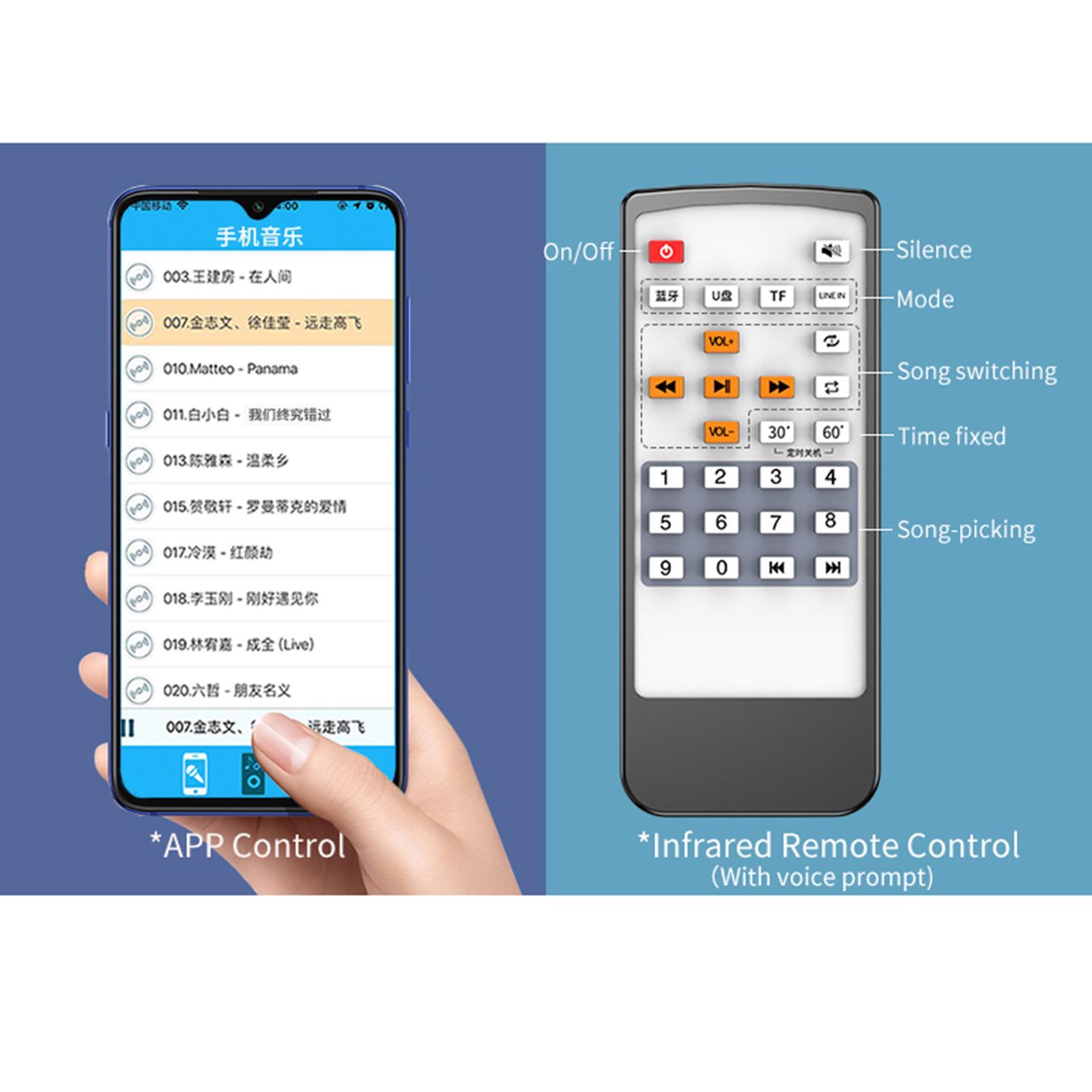 Bluetooth Adapter Receiver US Plug Remote Control