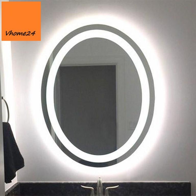 GƯƠNG OVAL ĐÈN LED KHÔNG VIỀN GLE106