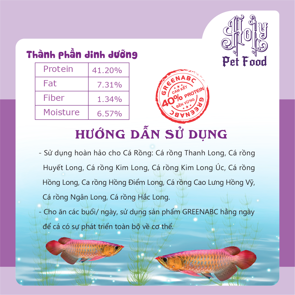 Thức ăn CÁ RỒNG - Arowana Fish