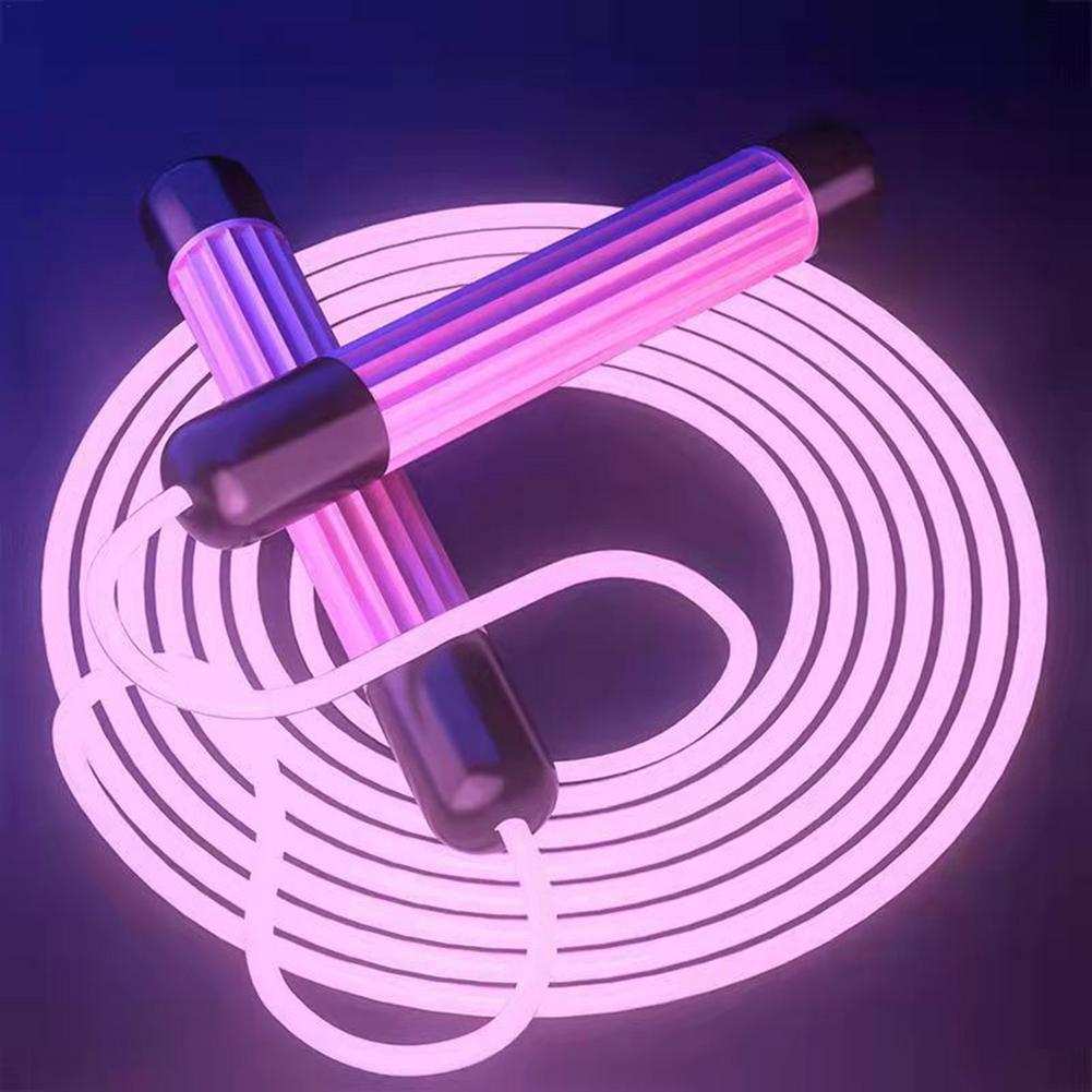 Phát Sáng Dây Nhảy Dài 3 Mét Dây Nhảy LED Nhanh Nhảy Tập Thể Dục Dành Cho Trẻ Em Học P.E. Lớp Thể Thao