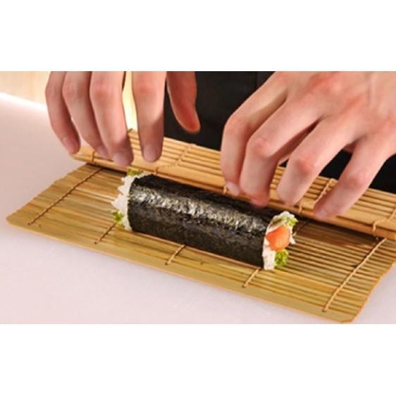 Mành cuộn Sushi bằng tre , cuộn sushi siêu chặt