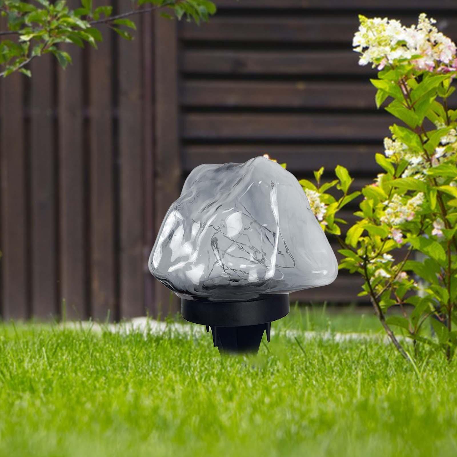 Solar Powered Ground Lights Waterproof Outdoor LED Lighting for Walkway Yard