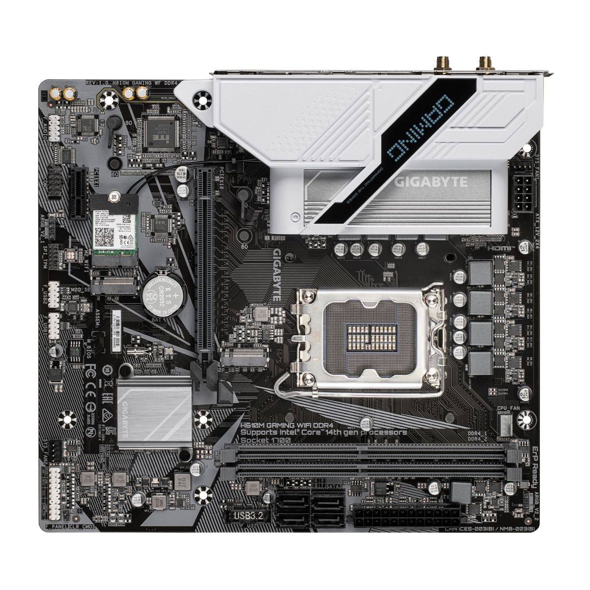 Bo Mạch Chủ Main Gigabyte H610 GAMING WF DDR4 Socket LGA1700 - Hàng Chính Hãng