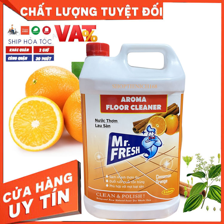 [Audit Supplement 2025-10-21 84175] [NHÀ THƠM-SÀN SẠCH] Nước Thơm lau sàn Diệt khuẩn Mr.fresh 4,2L Hương cam quế